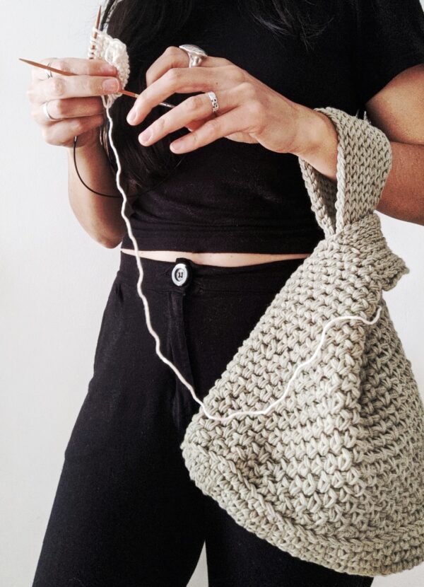 BOLSO NUDO JAPONES A CROCHET